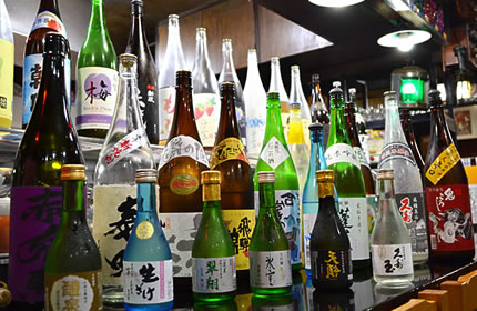 Drinks and local sake